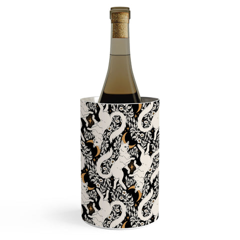 Avenie Celestial Cats Gold Wine Chiller