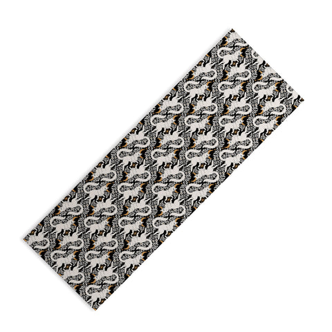Avenie Celestial Cats Gold Yoga Mat