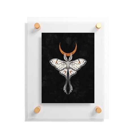 Avenie Celestial Luna Moth Floating Acrylic Print