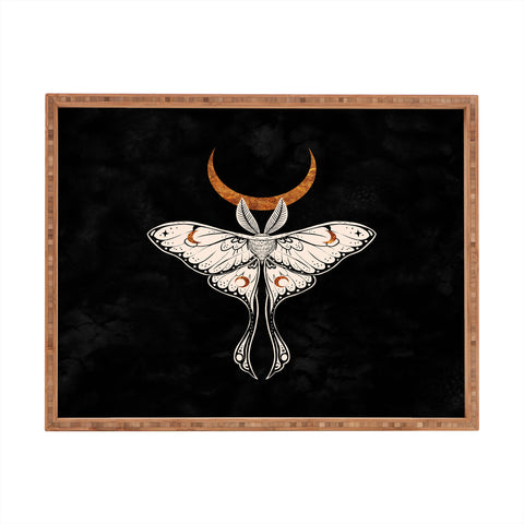 Avenie Celestial Luna Moth Rectangular Tray