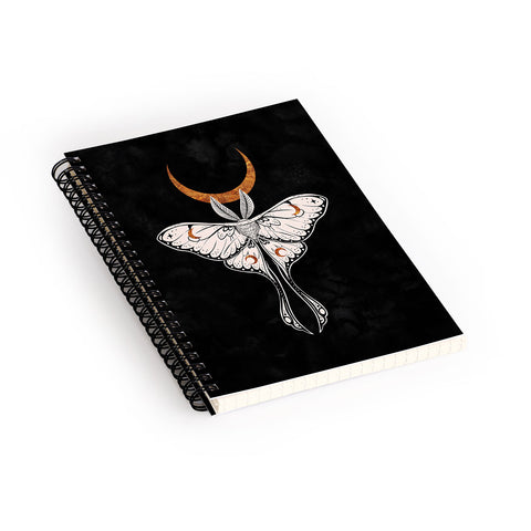 Avenie Celestial Luna Moth Spiral Notebook