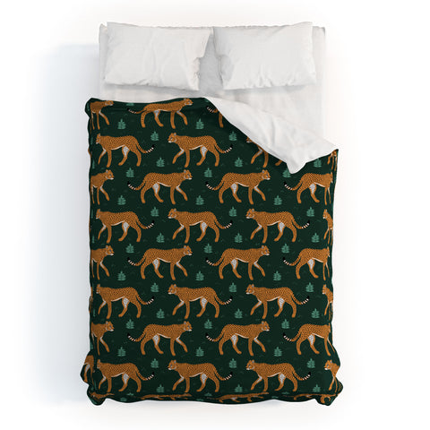 Avenie Cheetah Spring Collection IV Duvet Cover