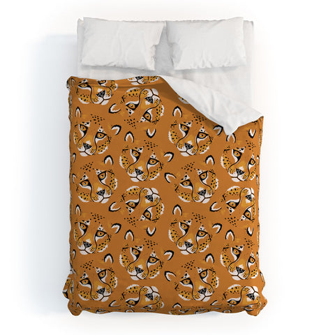 Avenie Cheetah Spring Collection VI Duvet Cover
