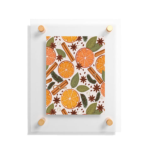 Avenie Christmas Cinnamon Spice Floating Acrylic Print