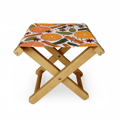 Avenie Christmas Cinnamon Spice Folding Stool