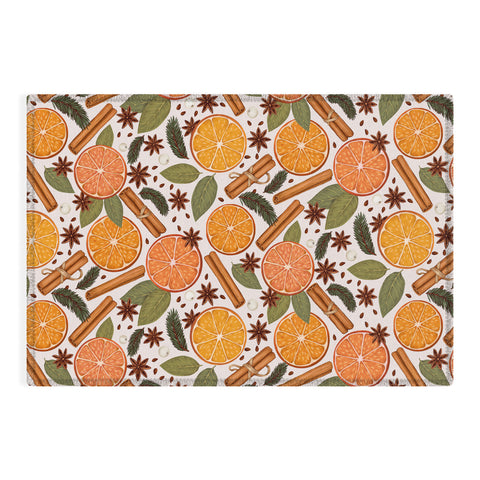 Avenie Christmas Cinnamon Spice Outdoor Rug