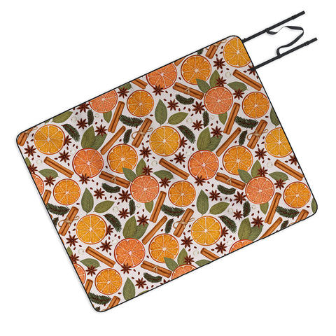 Avenie Christmas Cinnamon Spice Picnic Blanket