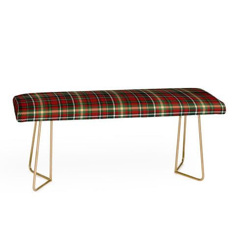 Avenie Christmas Plaid I Bench