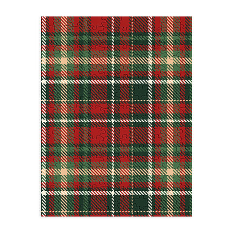 Avenie Christmas Plaid I Puzzle