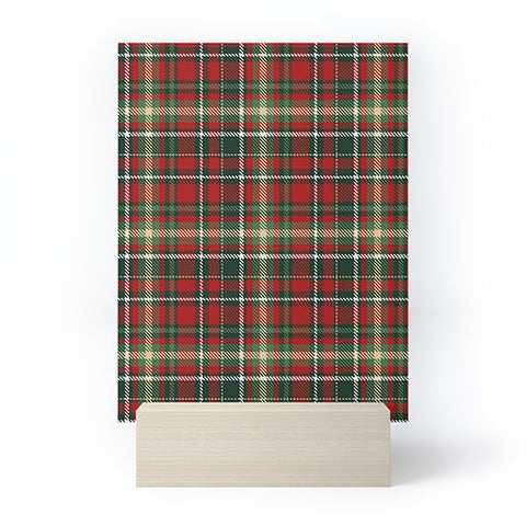 Avenie Christmas Plaid I Mini Art Print