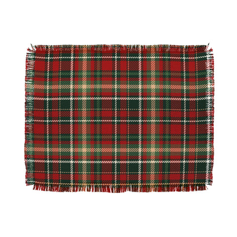 Avenie Christmas Plaid I Throw Blanket
