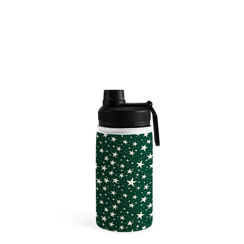Avenie Christmas Stars In Green Water Bottle