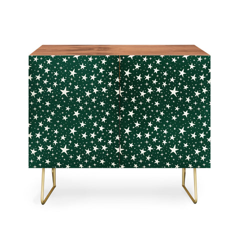 Avenie Christmas Stars In Green Credenza