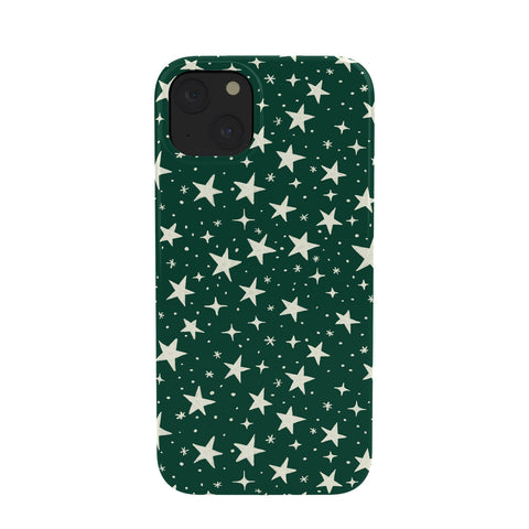 Avenie Christmas Stars In Green Phone Case