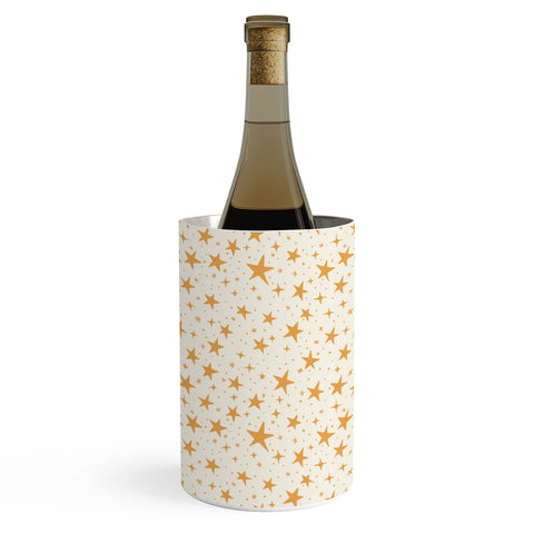 Avenie Christmas Stars in Yellow Wine Chiller