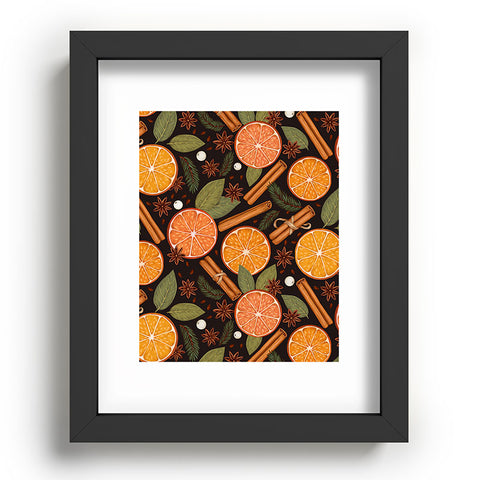 Avenie Christmas Yule Spices Recessed Framing Rectangle