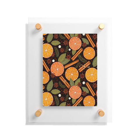 Avenie Christmas Yule Spices Floating Acrylic Print