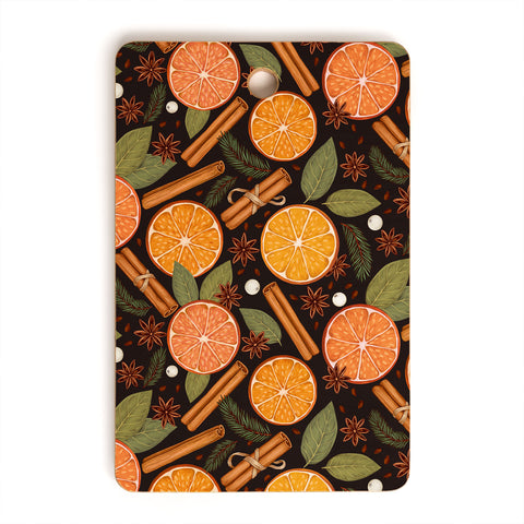 Avenie Christmas Yule Spices Cutting Board Rectangle