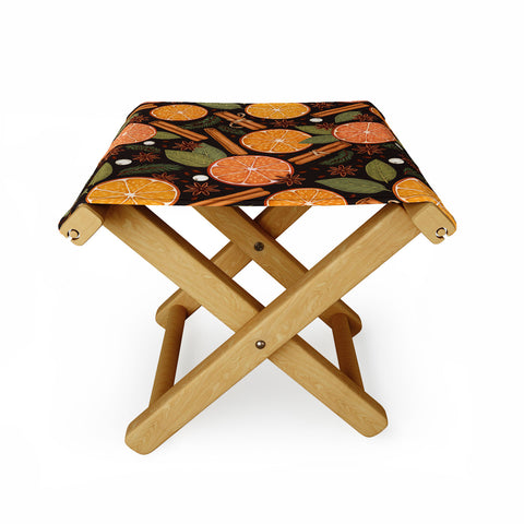Avenie Christmas Yule Spices Folding Stool