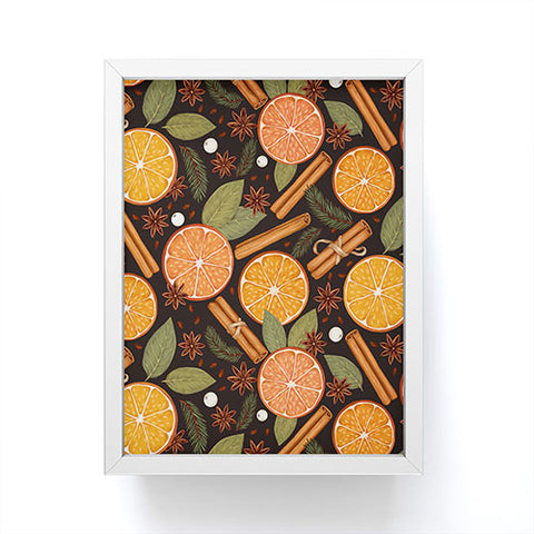 Avenie Christmas Yule Spices Framed Mini Art Print