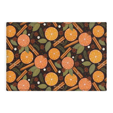 Avenie Christmas Yule Spices Outdoor Rug