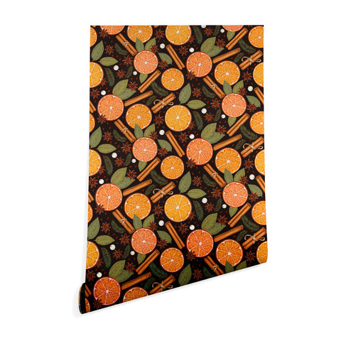 Avenie Christmas Yule Spices Wallpaper