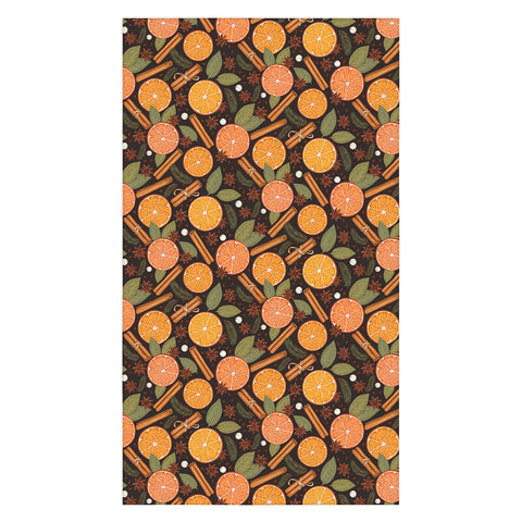 Avenie Christmas Yule Spices Tablecloth