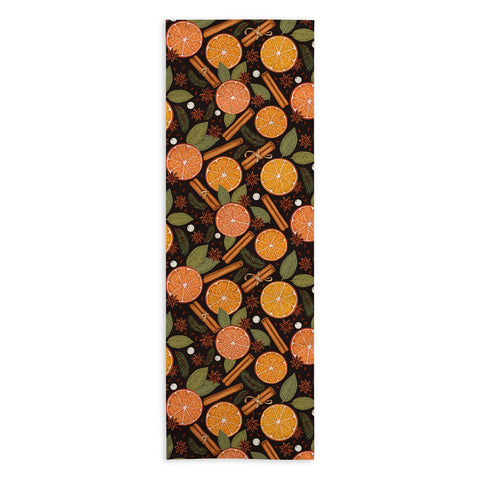 Avenie Christmas Yule Spices Yoga Towel