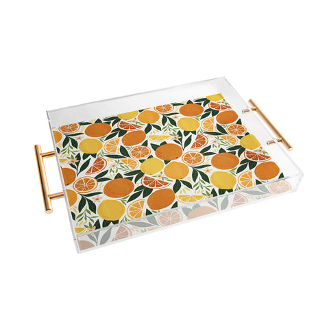 Avenie Citrus Fruits Acrylic Tray
