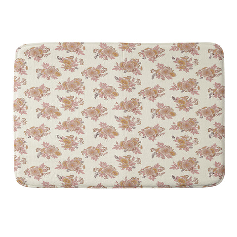 Avenie Cottage Garden Floral Memory Foam Bath Mat