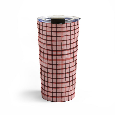 Avenie Cottage Garden Gingham XI Travel Mug