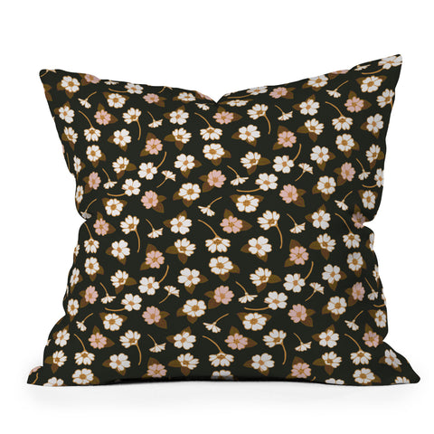 Avenie Cottage Garden III Outdoor Throw Pillow