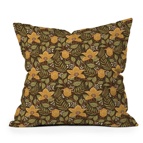 Avenie Cottage Garden VI Outdoor Throw Pillow