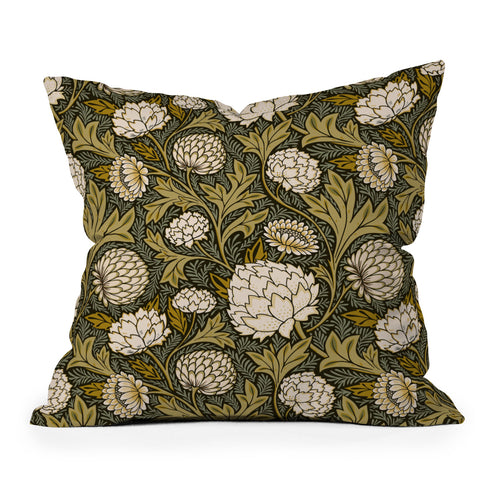 Avenie Countryside Garden Floral II Outdoor Throw Pillow