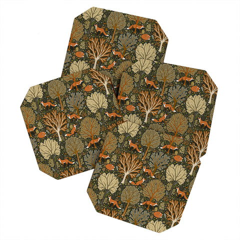 Avenie Countryside Woodland Fox Coaster Set
