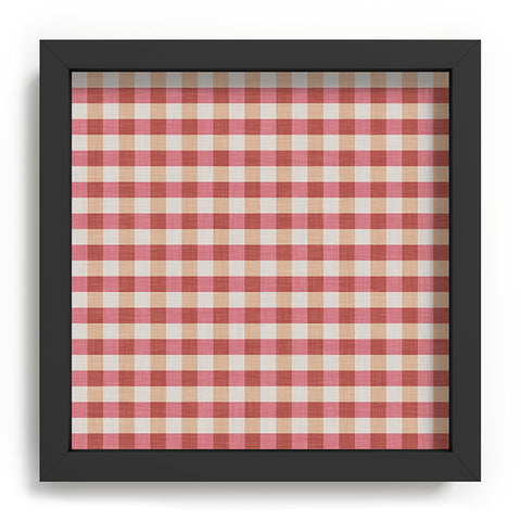 Avenie Cozy Gingham Recessed Framing Square