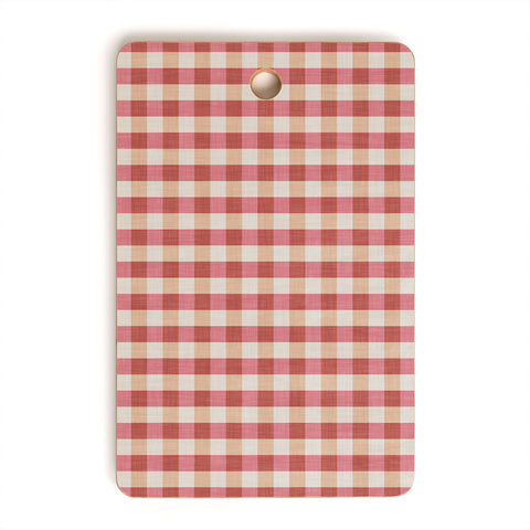 Avenie Cozy Gingham Cutting Board Rectangle