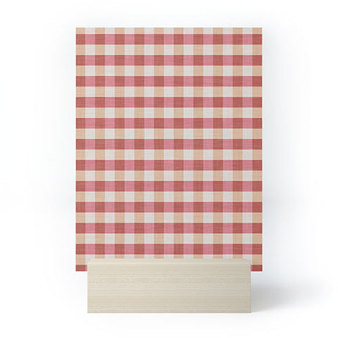 Avenie Cozy Gingham Mini Art Print