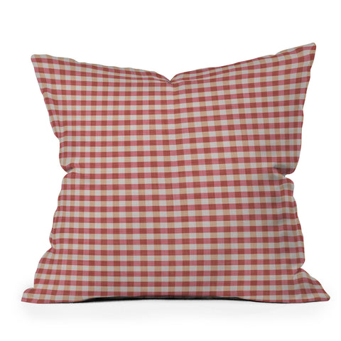 Avenie Cozy Gingham Throw Pillow