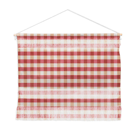 Avenie Cozy Gingham Wall Hanging Landscape