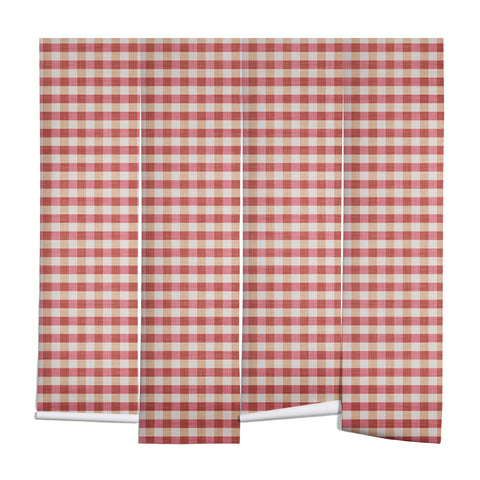 Avenie Cozy Gingham Wall Mural