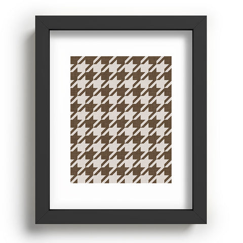 Avenie Cozy Houndstooth Recessed Framing Rectangle