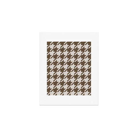 Avenie Cozy Houndstooth Art Print