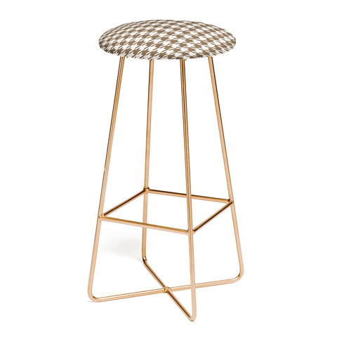 Avenie Cozy Houndstooth Bar Stool