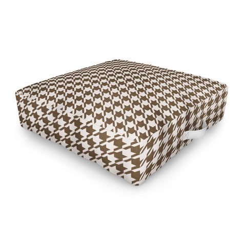 Avenie Cozy Houndstooth Outdoor Floor Cushion
