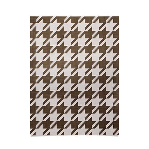 Avenie Cozy Houndstooth Poster