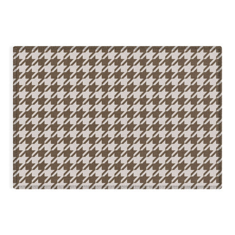 Avenie Cozy Houndstooth Outdoor Rug