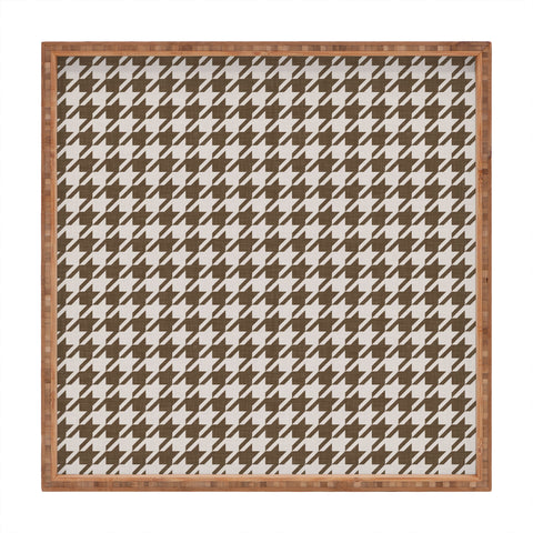 Avenie Cozy Houndstooth Square Tray