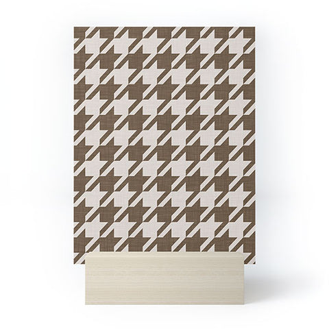 Avenie Cozy Houndstooth Mini Art Print