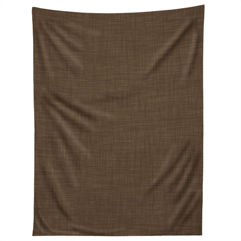 Avenie Cozy Linen Effect In Coffee Tapestry